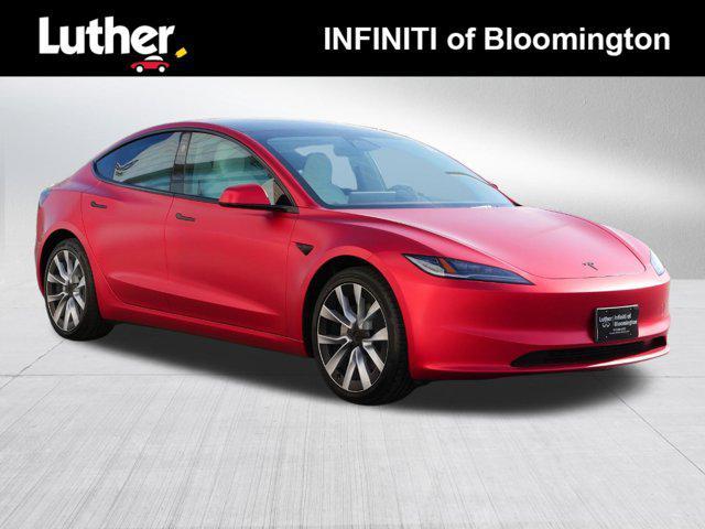 used 2024 Tesla Model 3 car, priced at $43,990