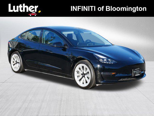 used 2022 Tesla Model 3 car, priced at $31,990