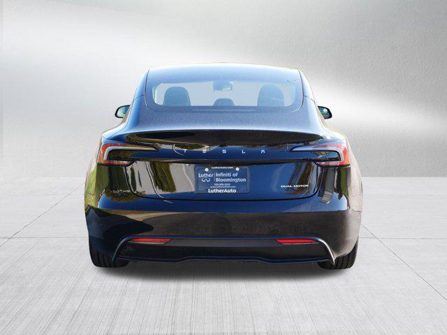 used 2025 Tesla Model 3 car, priced at $38,990