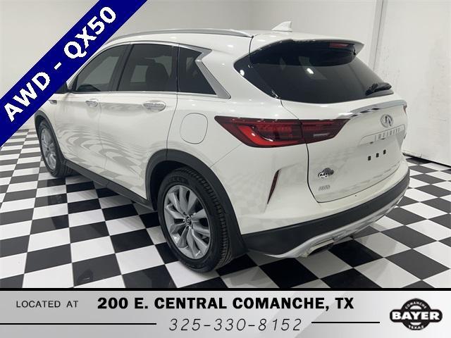 used 2022 INFINITI QX50 car, priced at $26,890