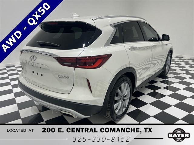 used 2022 INFINITI QX50 car, priced at $26,890