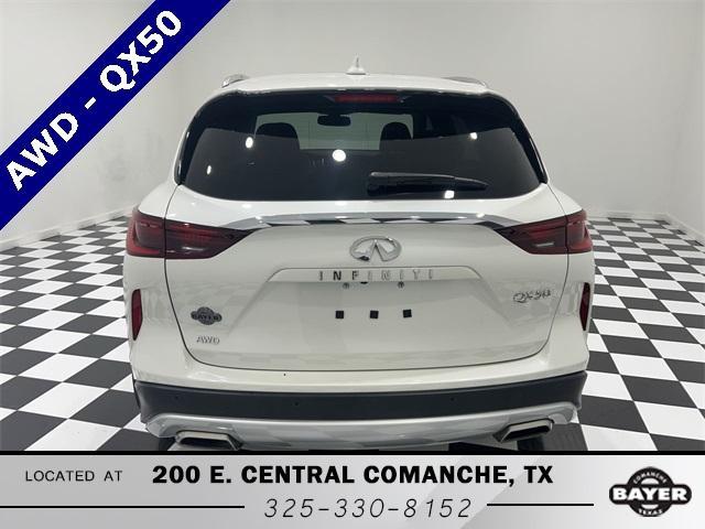 used 2022 INFINITI QX50 car, priced at $26,890