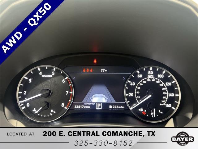 used 2022 INFINITI QX50 car, priced at $26,890