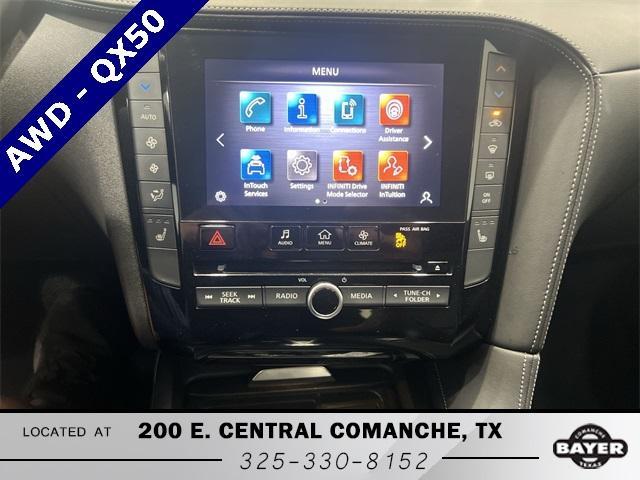 used 2022 INFINITI QX50 car, priced at $26,890