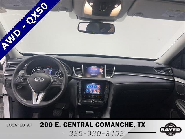 used 2022 INFINITI QX50 car, priced at $26,890