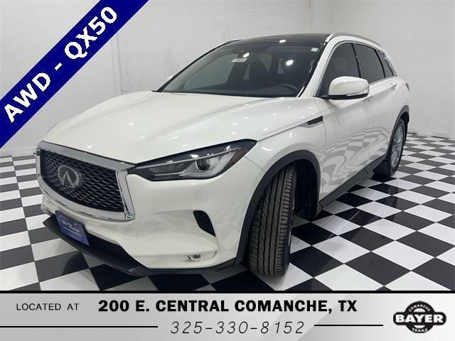 used 2022 INFINITI QX50 car, priced at $26,890