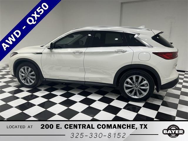 used 2022 INFINITI QX50 car, priced at $26,890