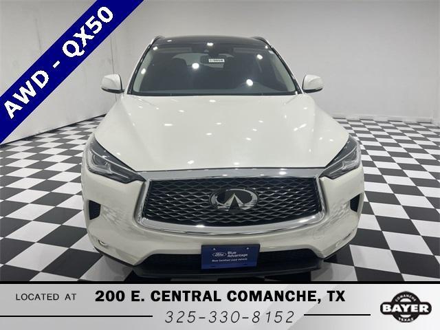 used 2022 INFINITI QX50 car, priced at $26,890