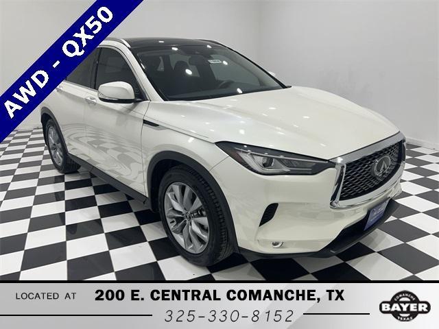 used 2022 INFINITI QX50 car, priced at $26,890