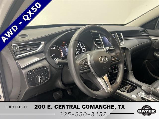 used 2022 INFINITI QX50 car, priced at $26,890