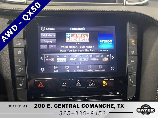 used 2022 INFINITI QX50 car, priced at $26,890