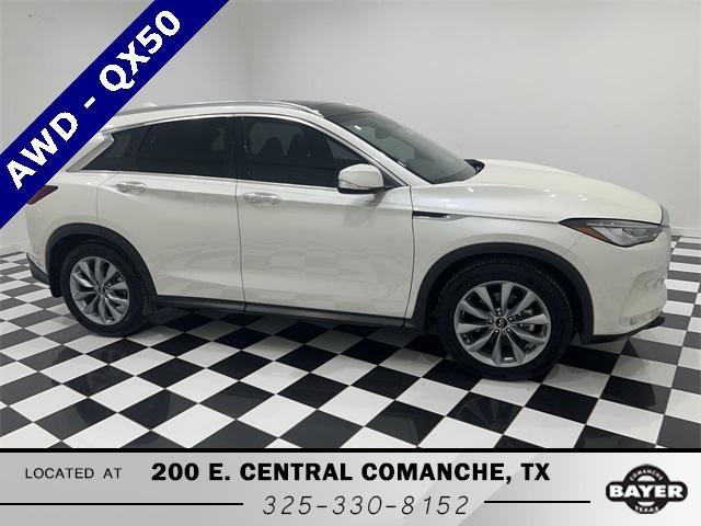 used 2022 INFINITI QX50 car, priced at $26,890