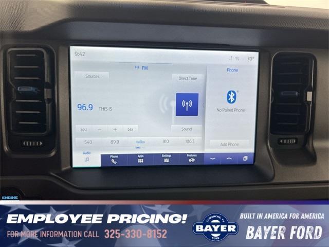 new 2024 Ford Bronco car, priced at $54,182
