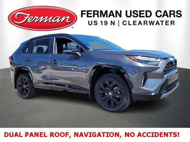 used 2022 Toyota RAV4 Hybrid car, priced at $34,500