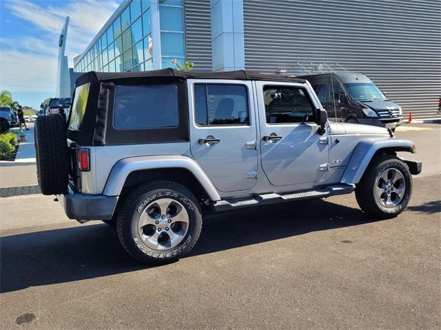used 2017 Jeep Wrangler Unlimited car, priced at $18,904