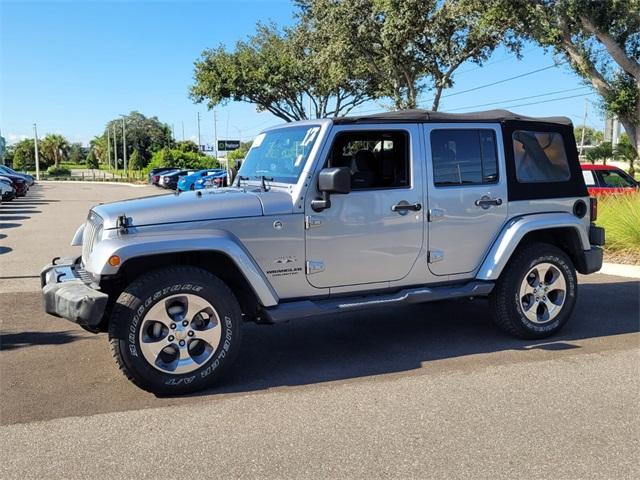used 2017 Jeep Wrangler Unlimited car, priced at $18,904
