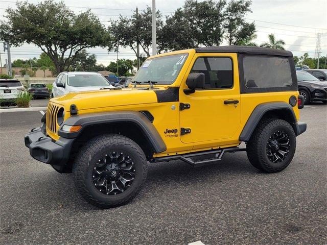 used 2021 Jeep Wrangler car, priced at $24,797