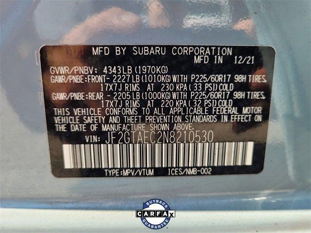 used 2022 Subaru Crosstrek car, priced at $23,980