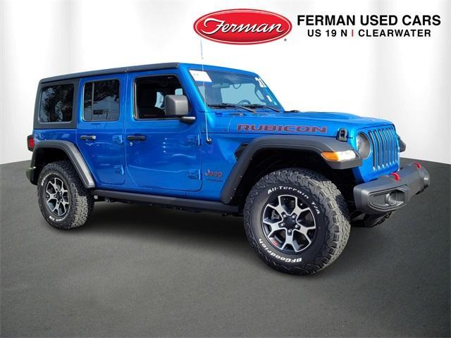used 2021 Jeep Wrangler Unlimited car, priced at $33,357