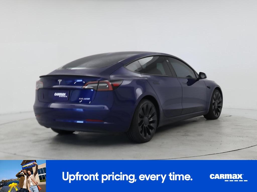 used 2023 Tesla Model 3 car, priced at $34,998