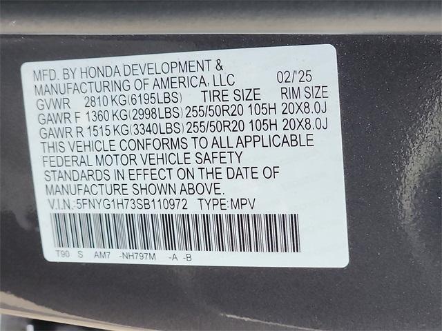 new 2025 Honda Pilot car, priced at $52,770