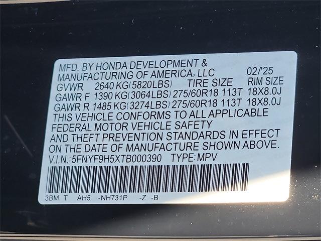 new 2026 Honda Passport car, priced at $51,275