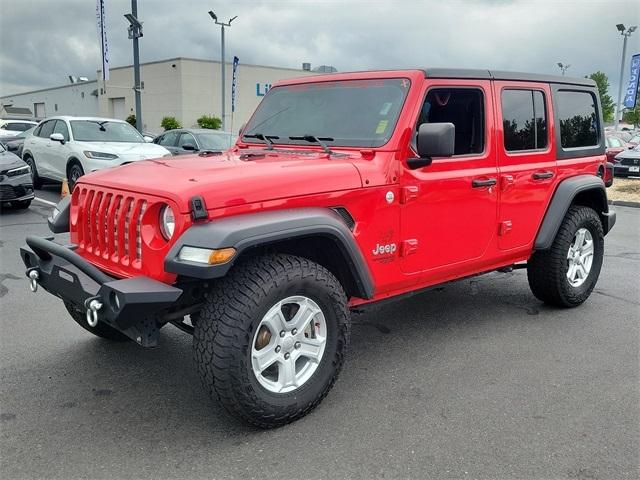 used 2019 Jeep Wrangler Unlimited car, priced at $23,487