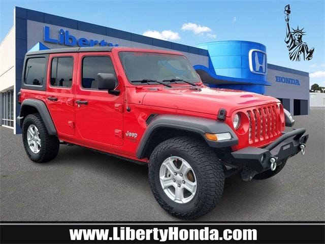 used 2019 Jeep Wrangler Unlimited car, priced at $23,487