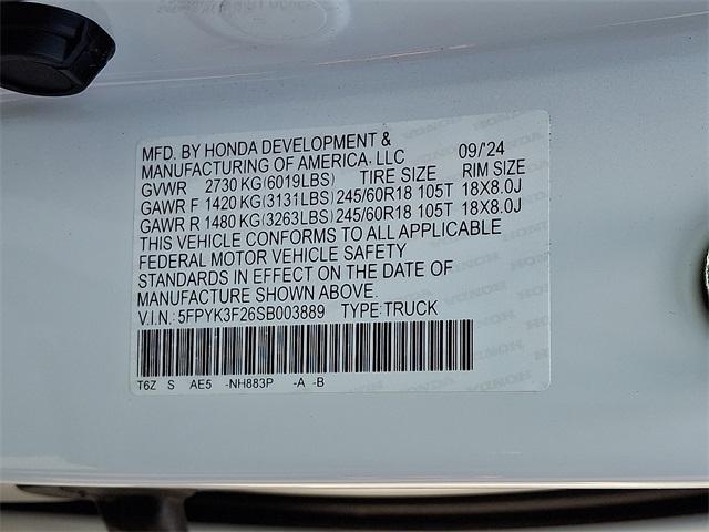 new 2025 Honda Ridgeline car, priced at $43,900