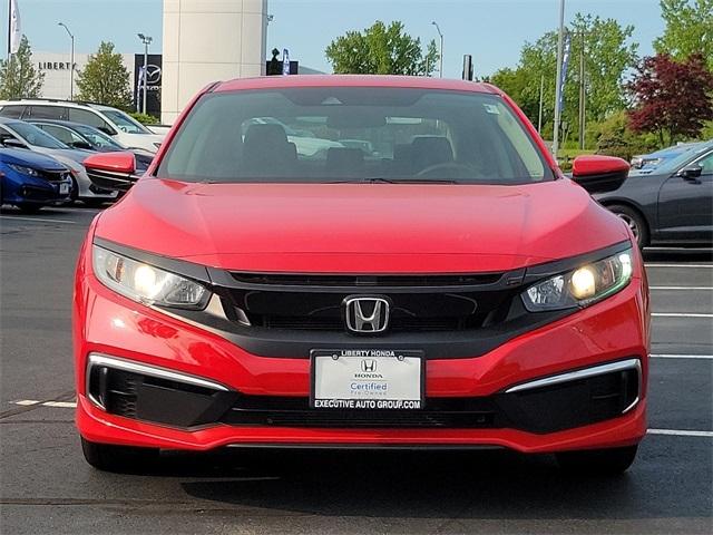 used 2020 Honda Civic car, priced at $18,378