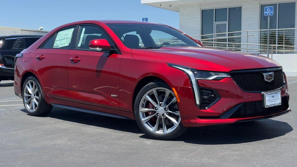 new 2025 Cadillac CT4-V car, priced at $57,305