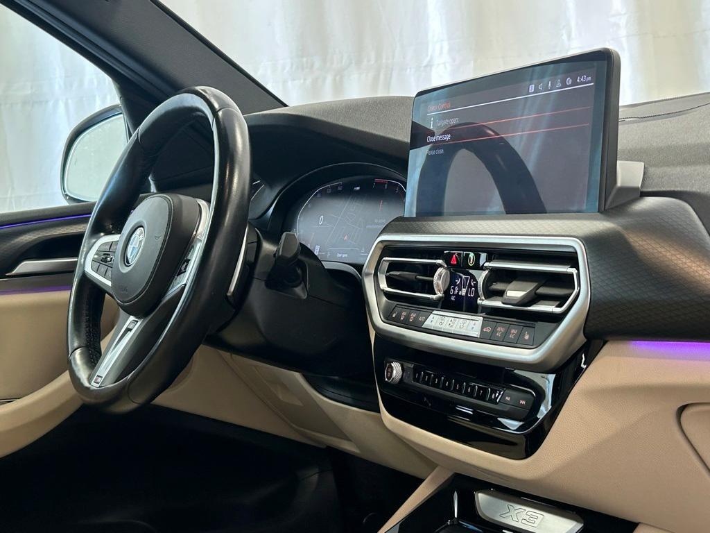 used 2022 BMW X3 car, priced at $28,228