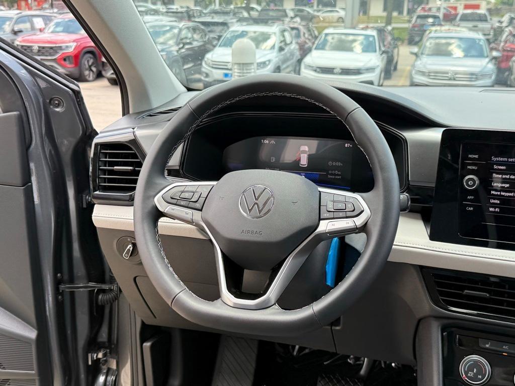 new 2025 Volkswagen Taos car, priced at $27,805