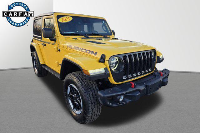 used 2021 Jeep Wrangler car, priced at $33,500