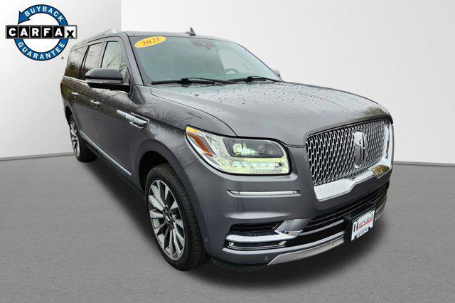 used 2021 Lincoln Navigator car, priced at $44,500