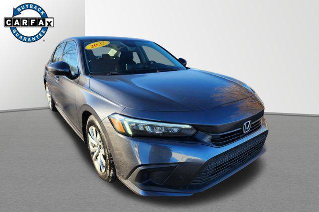 used 2022 Honda Civic car, priced at $19,000