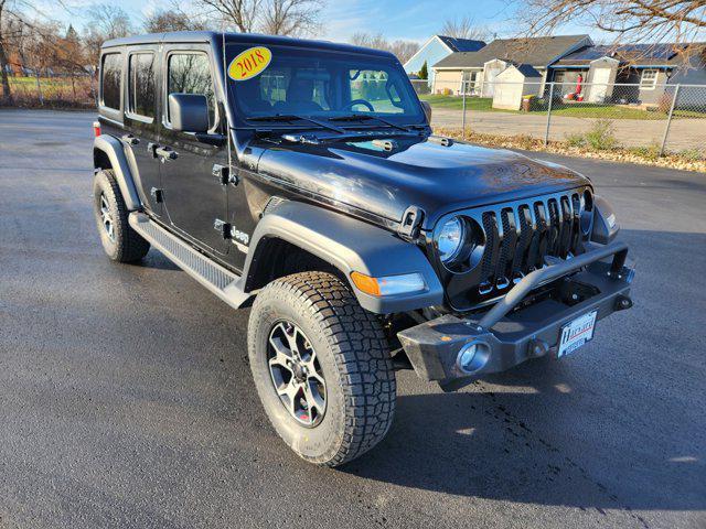 used 2018 Jeep Wrangler Unlimited car, priced at $22,750