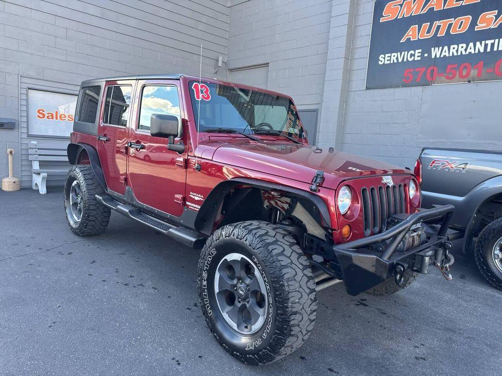 used 2013 Jeep Wrangler Unlimited car, priced at $18,999