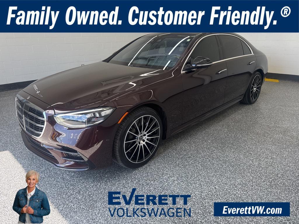 used 2021 Mercedes-Benz S-Class car, priced at $64,888