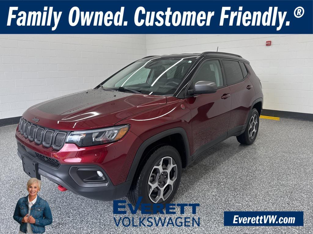 used 2022 Jeep Compass car, priced at $23,688