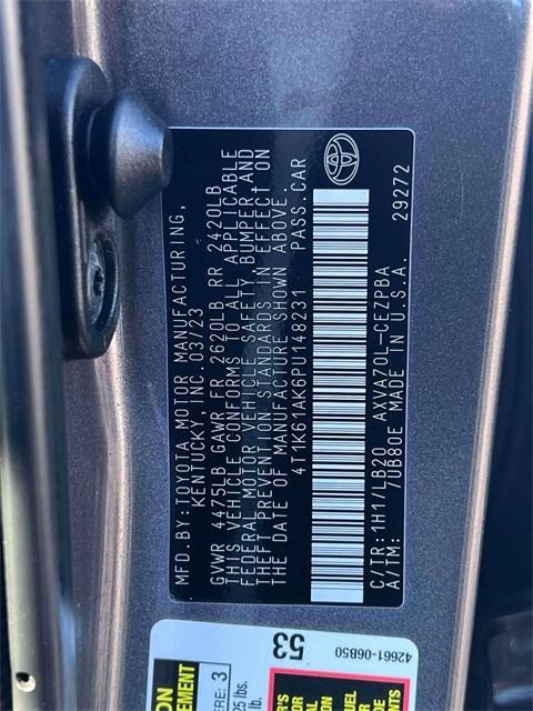 used 2023 Toyota Camry car, priced at $23,393