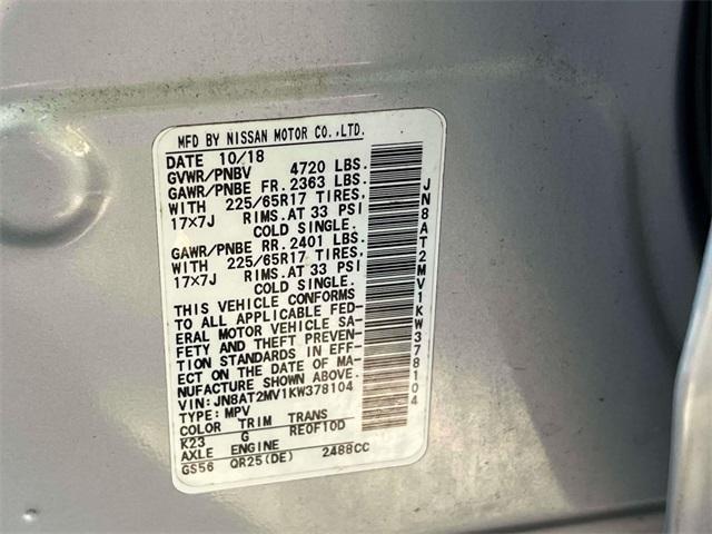 used 2019 Nissan Rogue car, priced at $12,956