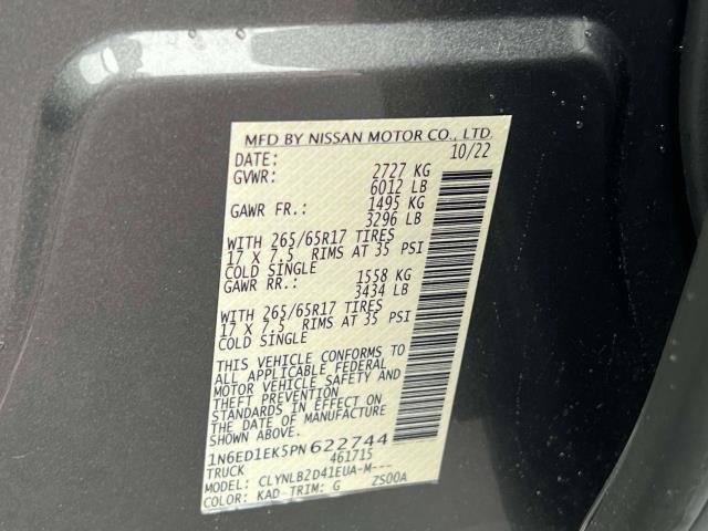 used 2023 Nissan Frontier car, priced at $28,295