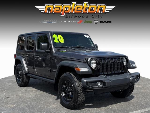 used 2020 Jeep Wrangler Unlimited car, priced at $29,990