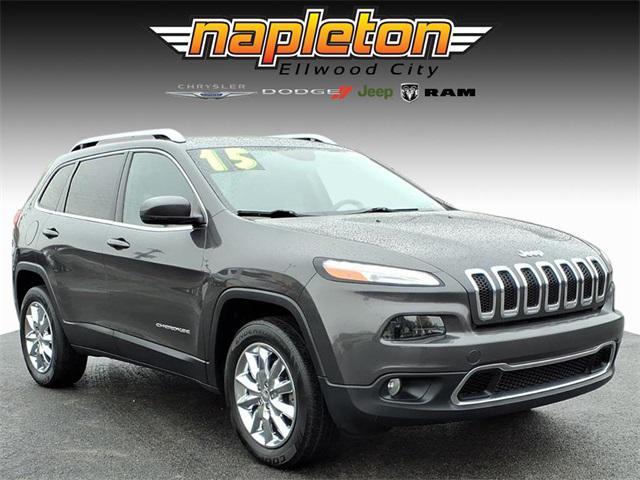 used 2015 Jeep Cherokee car, priced at $12,993