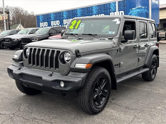 used 2021 Jeep Wrangler Unlimited car, priced at $27,492