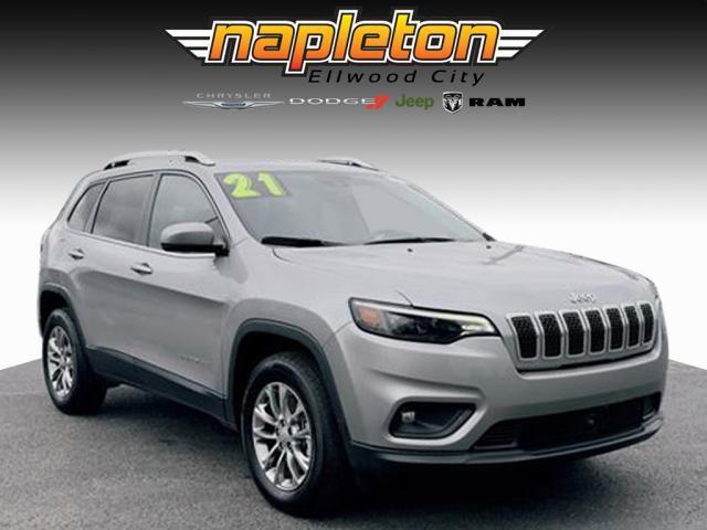 used 2021 Jeep Cherokee car, priced at $22,198