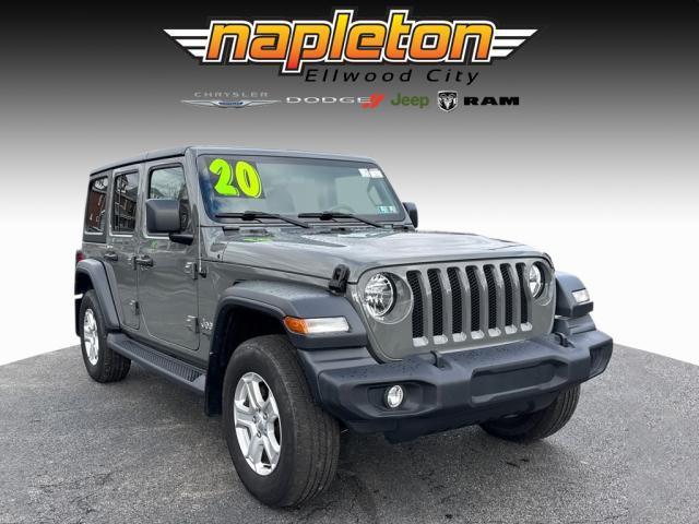 used 2020 Jeep Wrangler Unlimited car, priced at $29,499