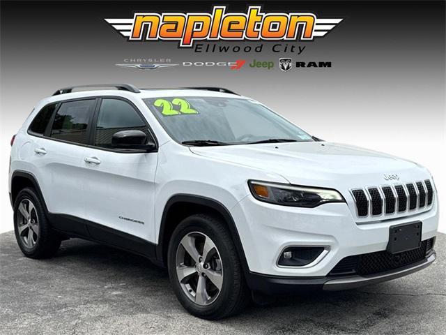 used 2022 Jeep Cherokee car, priced at $25,113