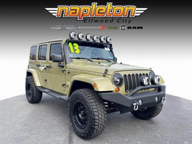 used 2013 Jeep Wrangler Unlimited car, priced at $17,787